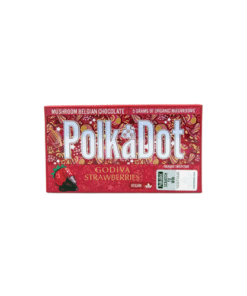 Polkadot Godiva Strawberries Dark Chocolate Bar