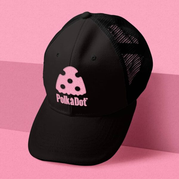 Premium Polkadot Trucker Hat - Image 4