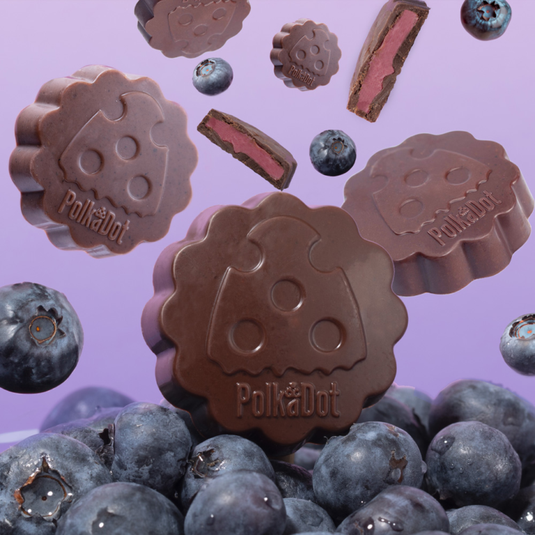 buy polkadot chocolate mushroom bars